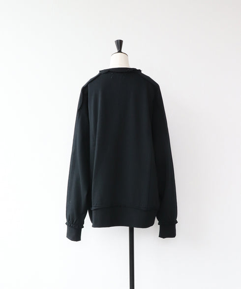 カットオフスウェットトップス