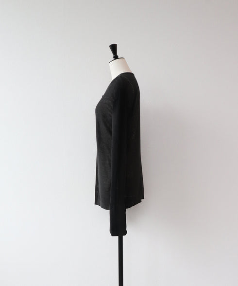 【2025.11 NEW IN】スプレープリント針抜きリブニット