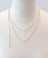 ドレープチェーン2連ネックレス