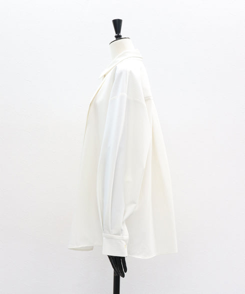 【12.8 InstaLIVE Pickup】ピンストライプ オーバーシャツ