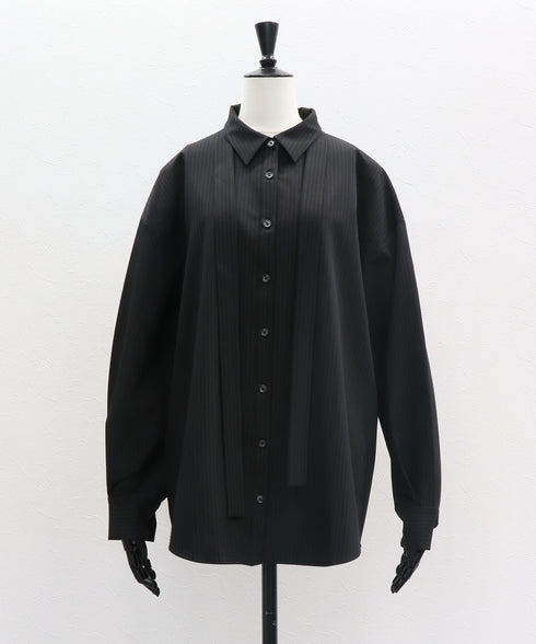 【12.8 InstaLIVE Pickup】ピンストライプ オーバーシャツ