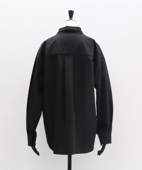 【12.8 InstaLIVE Pickup】ピンストライプ オーバーシャツ