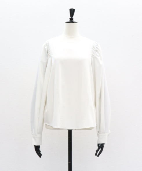 ショルダーギャザー ブラウス