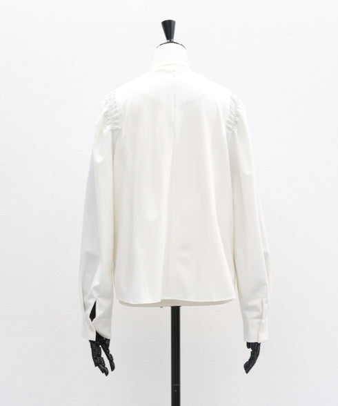 ショルダーギャザー ブラウス