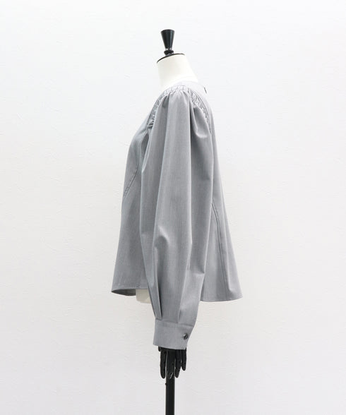 ショルダーギャザー ブラウス