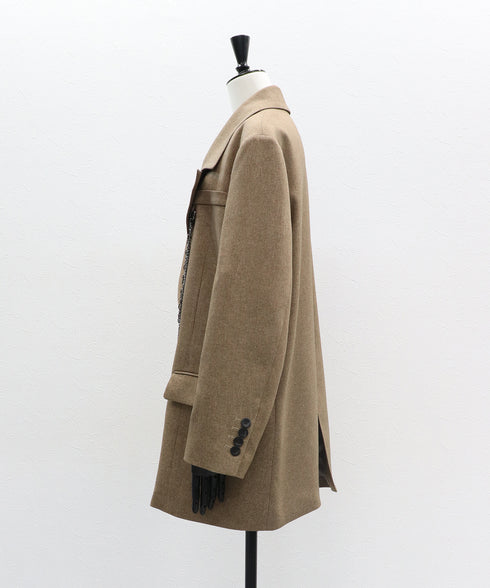 メランジカルゼテーラードジャケット(チェーンなし)