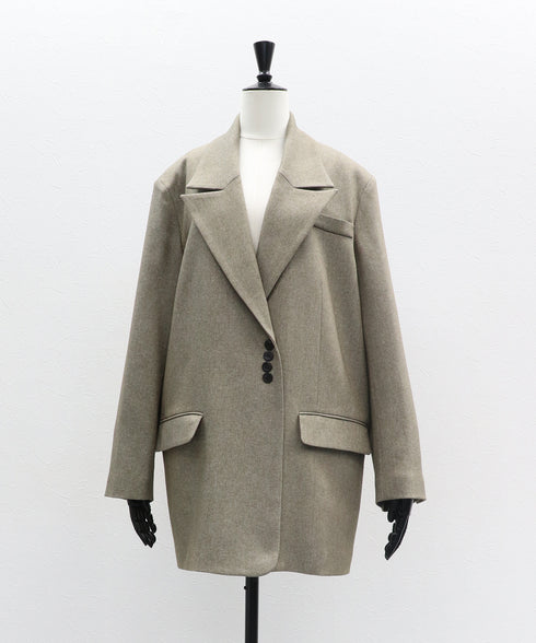 メランジカルゼテーラードジャケット(チェーンなし)