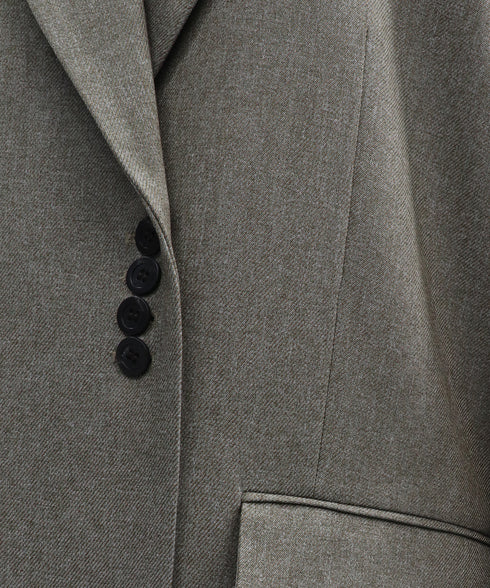 メランジカルゼテーラードジャケット(チェーンなし)