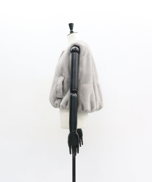 【2025.11 NEW IN】ウールボア・コンパクトジレ