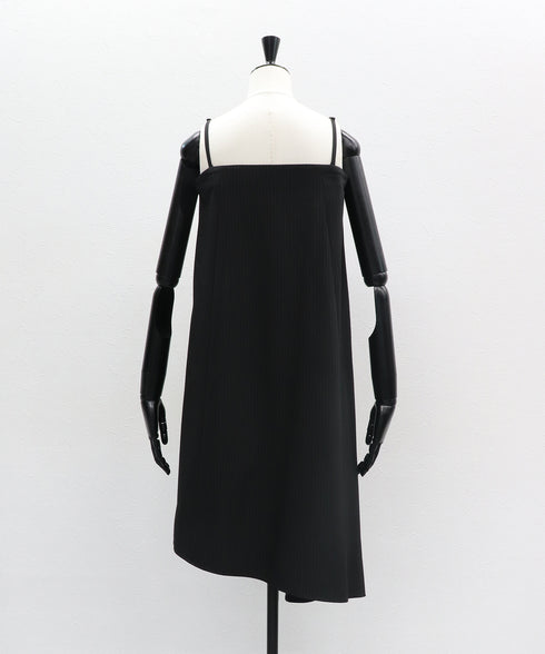 【12.8 InstaLIVE Pickup】ピンストライプ アシンメトリーキャミソール