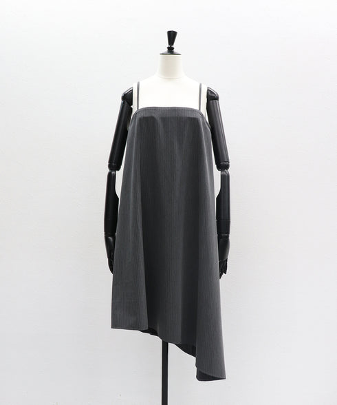 【12.8 InstaLIVE Pickup】ピンストライプ アシンメトリーキャミソール