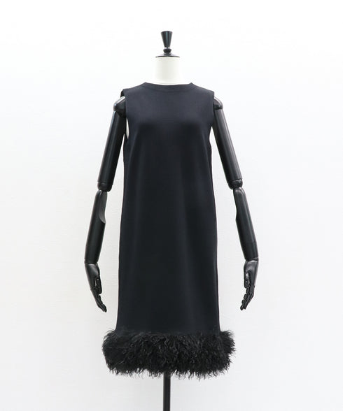 ファートリムニットワンピース