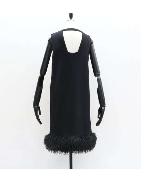 ファートリムニットワンピース