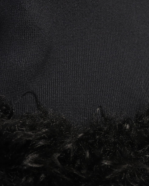 ファートリムニットワンピース