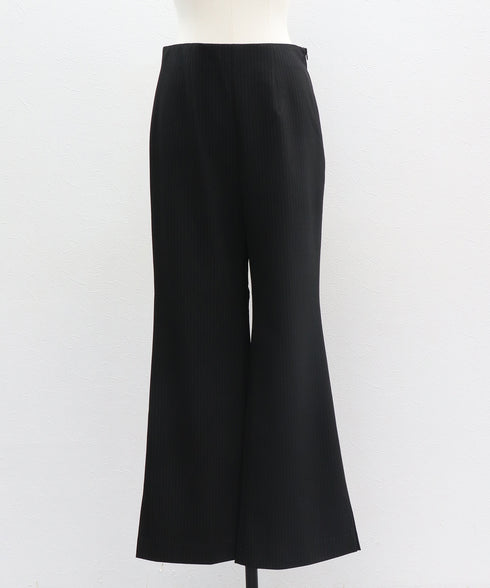 【12.8 InstaLIVE Pickup】ピンストライプ フレアパンツ