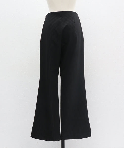 【12.8 InstaLIVE Pickup】ピンストライプ フレアパンツ