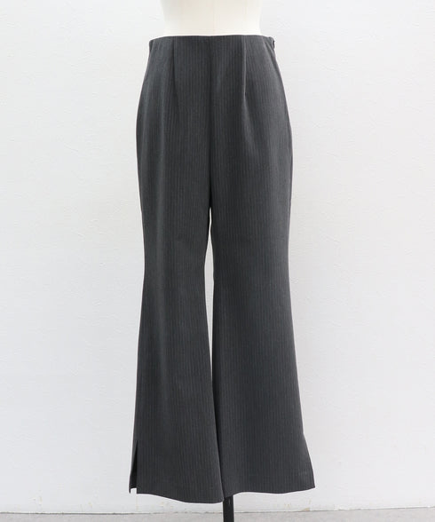 【12.8 InstaLIVE Pickup】ピンストライプ フレアパンツ