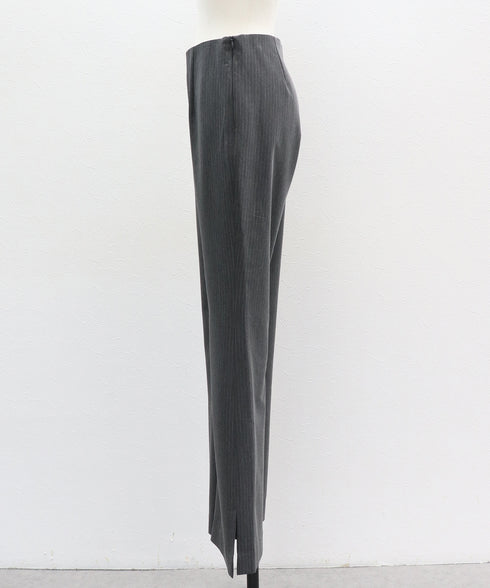 【12.8 InstaLIVE Pickup】ピンストライプ フレアパンツ