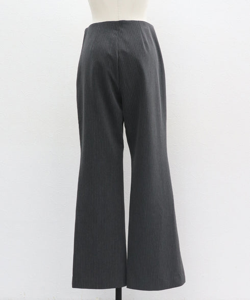 【12.8 InstaLIVE Pickup】ピンストライプ フレアパンツ