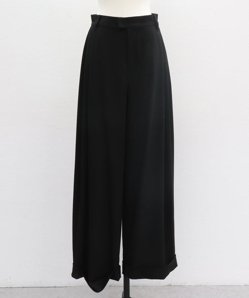 【2025.11 NEW IN】ロールドワイドトラウザーズ