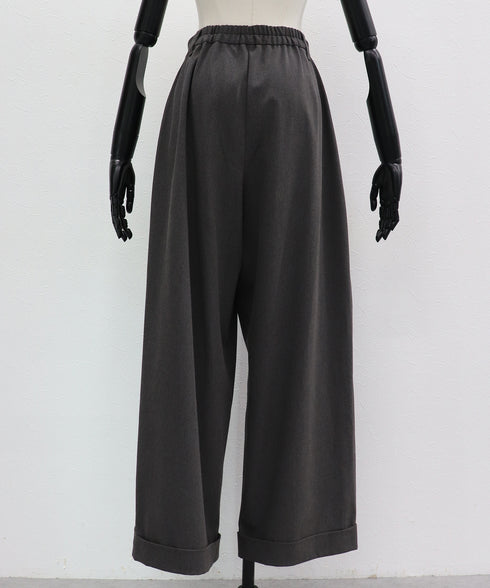 【2025.11 NEW IN】ロールドワイドトラウザーズ