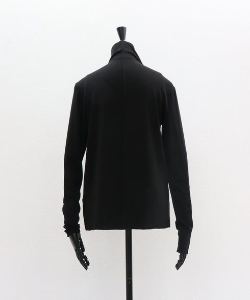 ソフトエッジハイネックトップ