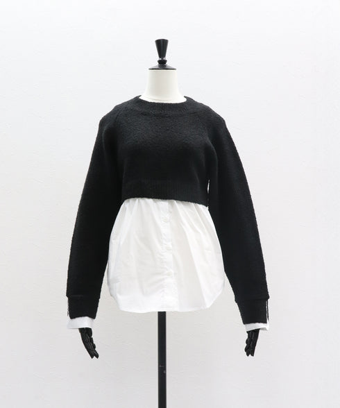 【2025.12 NEW IN】レイヤードヘム ニットトップ