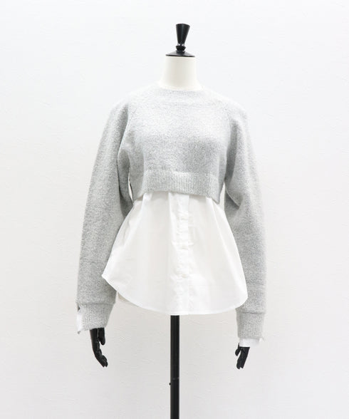 【2025.12 NEW IN】レイヤードヘム ニットトップ