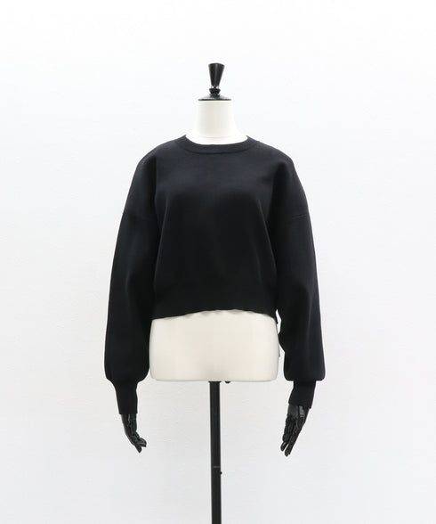 パデッドショルダーニットトップ