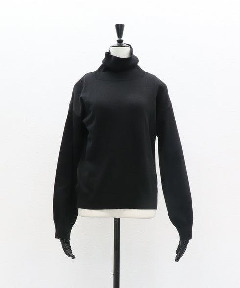 ワイドネックハイニット