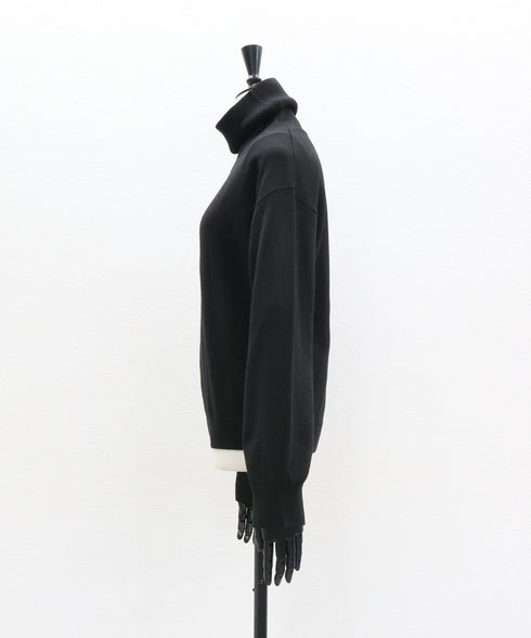 ワイドネックハイニット