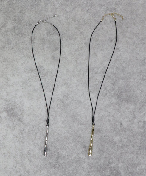 【2025.11 NEW IN】レザースティックネックレス