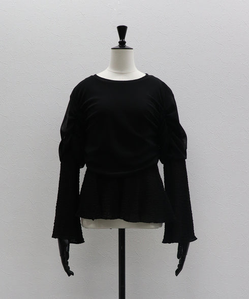 レイヤードルックブラウス