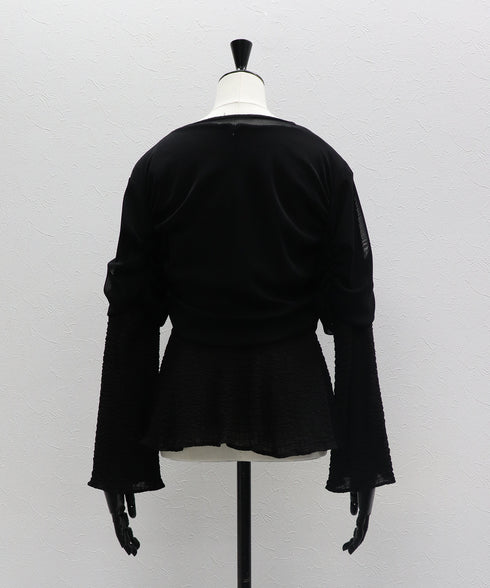 レイヤードルックブラウス