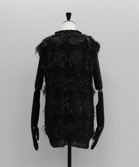 サマーヤーンフリンジベスト