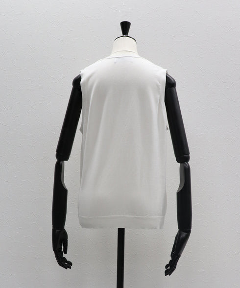 アメリカンスリーブニットジレ