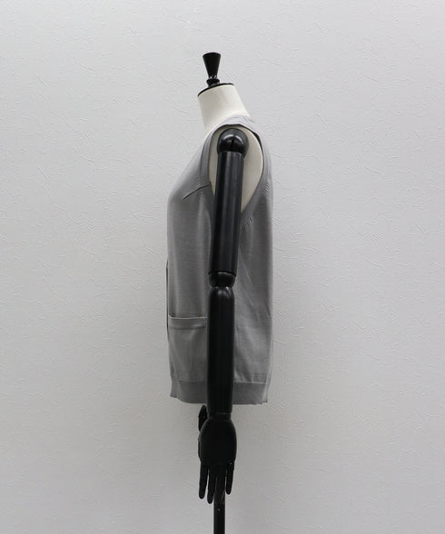 アメリカンスリーブニットジレ