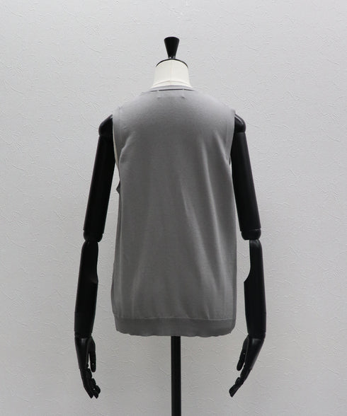 アメリカンスリーブニットジレ