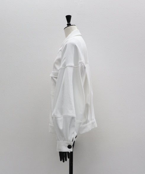 フォルムシャツジャケット(無地)