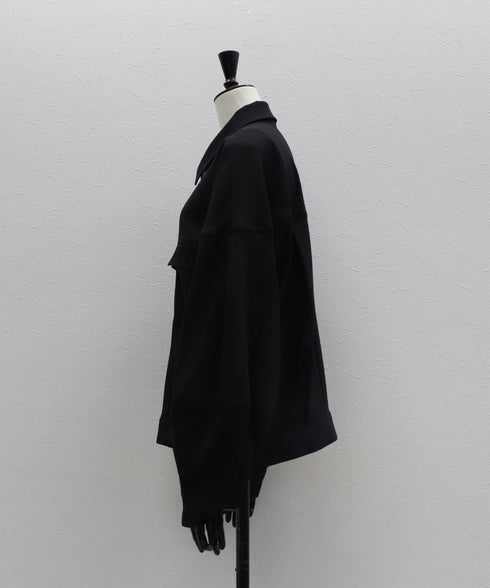 フォルムシャツジャケット(無地)