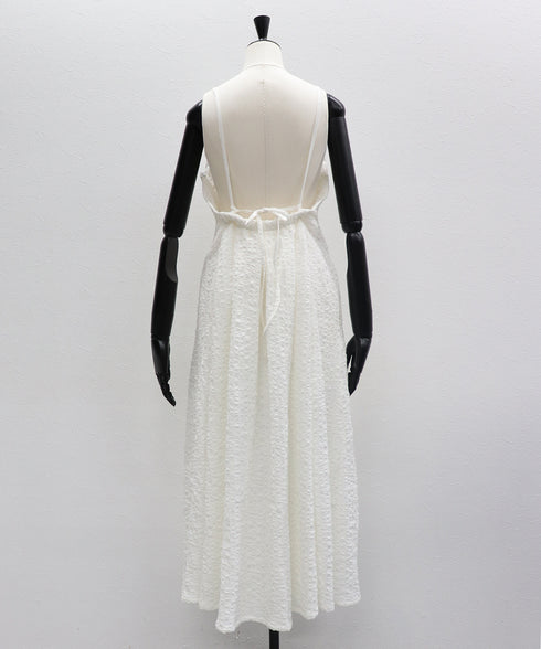 バックオープンキャミドレス