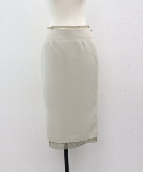 4WAYダブルレイヤードスカート