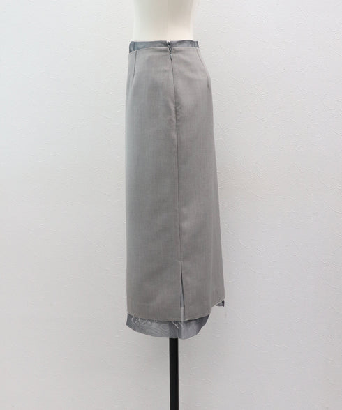 4WAYダブルレイヤードスカート