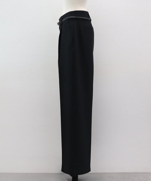 ミニマルローウエストパンツ