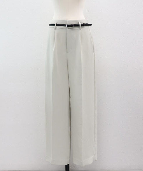 ミニマルローウエストパンツ