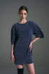 【VERSEAU BRUSHED TULLE AIR】フロッキーチュール 2WAYロングTシャツ&ブラトップセット