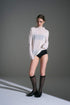 【VERSEAU DRY TULLE AIR】シアーシーム レイヤードチュールトップス