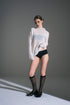 【VERSEAU DRY TULLE AIR】シアーシーム レイヤードチュールトップス