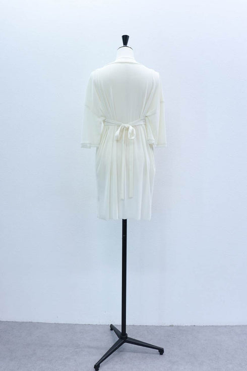 【VERSEAU BRUSHED TULLE AIR】フロッキーチュール 2WAYロングTシャツ&ブラトップセット