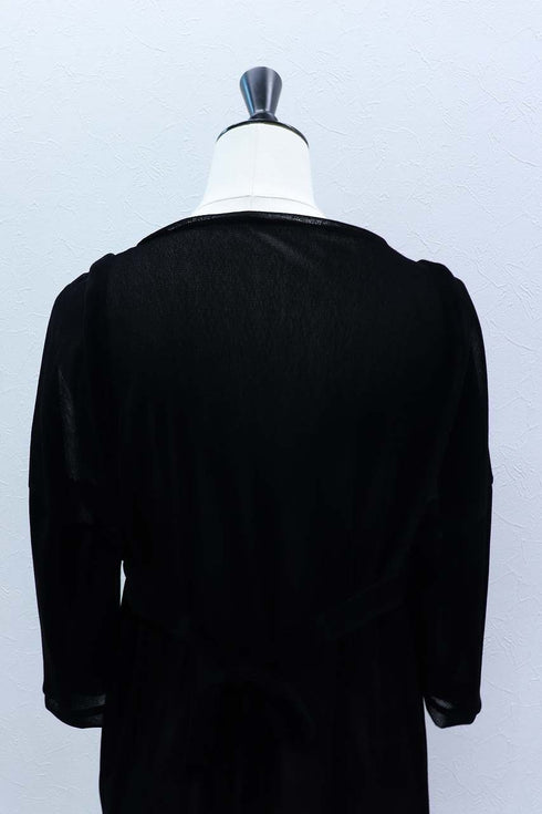 【VERSEAU BRUSHED TULLE AIR】フロッキーチュール 2WAYロングTシャツ&ブラトップセット